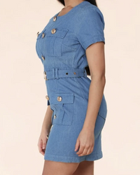 Women's Denim Blue Dress