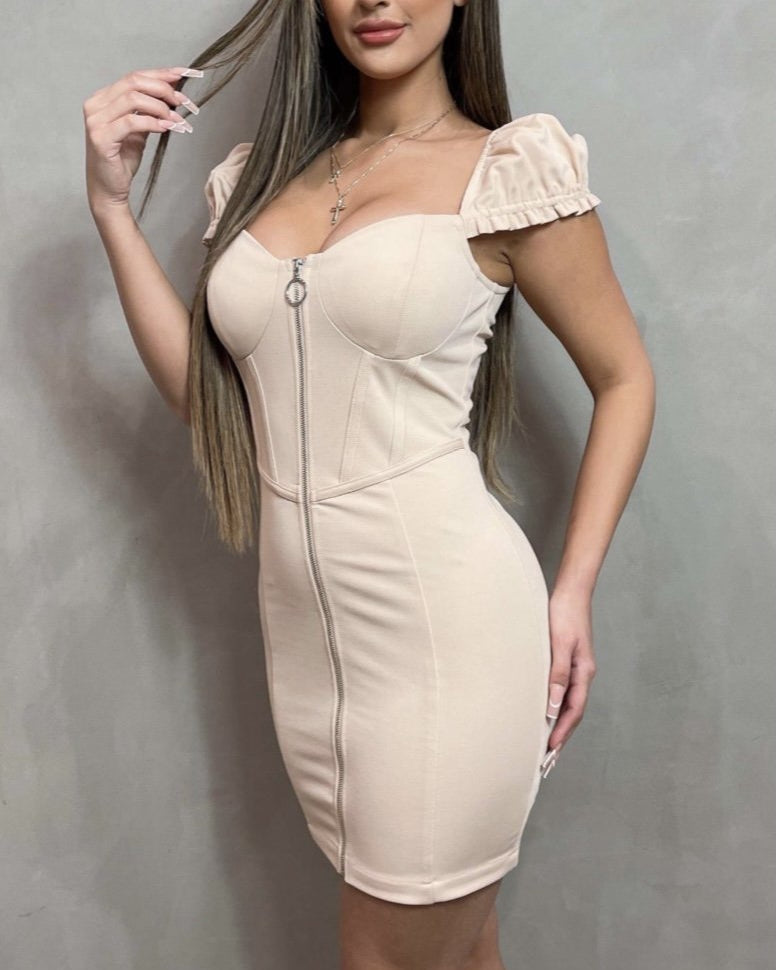 Aria Dress (Nude)