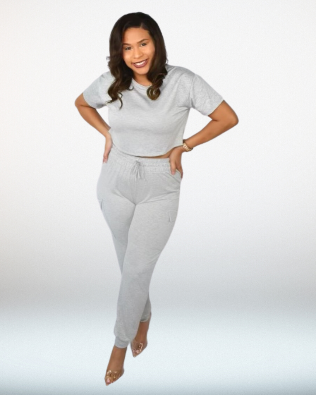 Women's Heather Gray Set